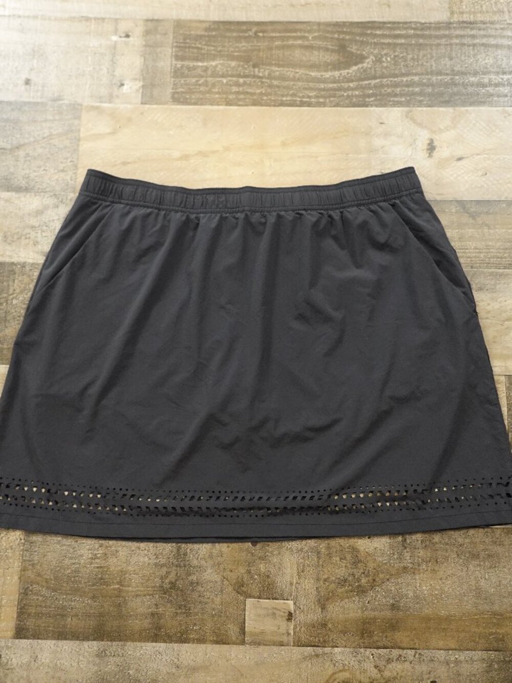 Toad&Co Sunkissed Skort Women’s XL Black Stretch Hiking Travel Outdoor